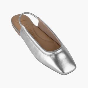 PEYTON SLINGBACK METALLIC - SHOES ERIC JAVITS 9.5 NIB New in Box